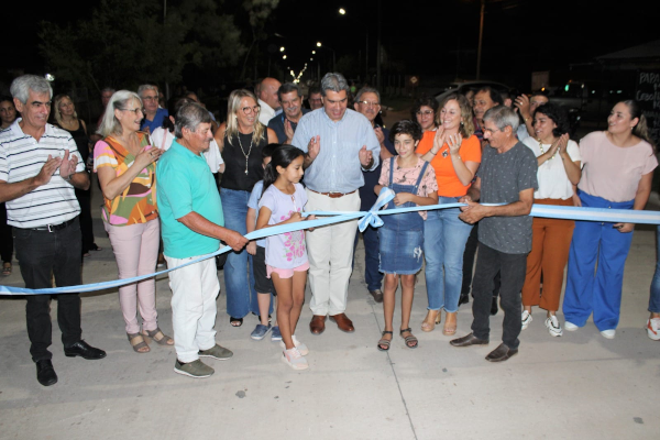 Inauguración de pavimentación de Calle Coronel Bogado, en Charata